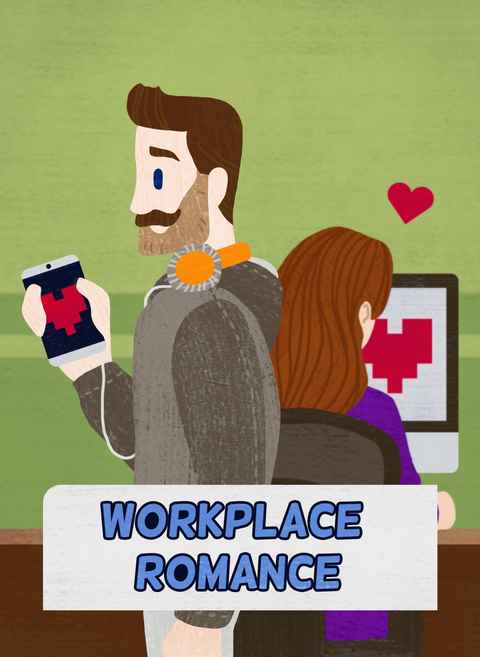 Card type situations showing Workplace Romance